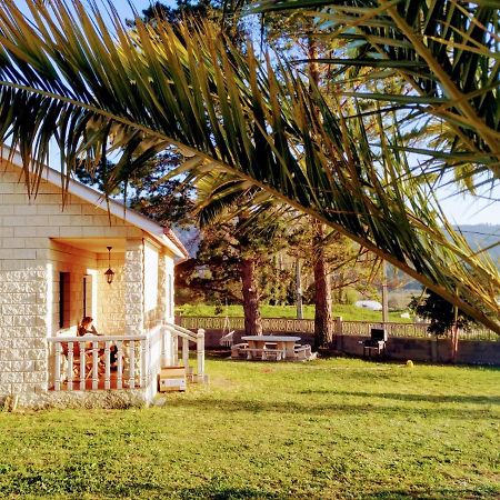 Casa En La Playa De Area Con Finca Privada Viveiro Buitenkant foto