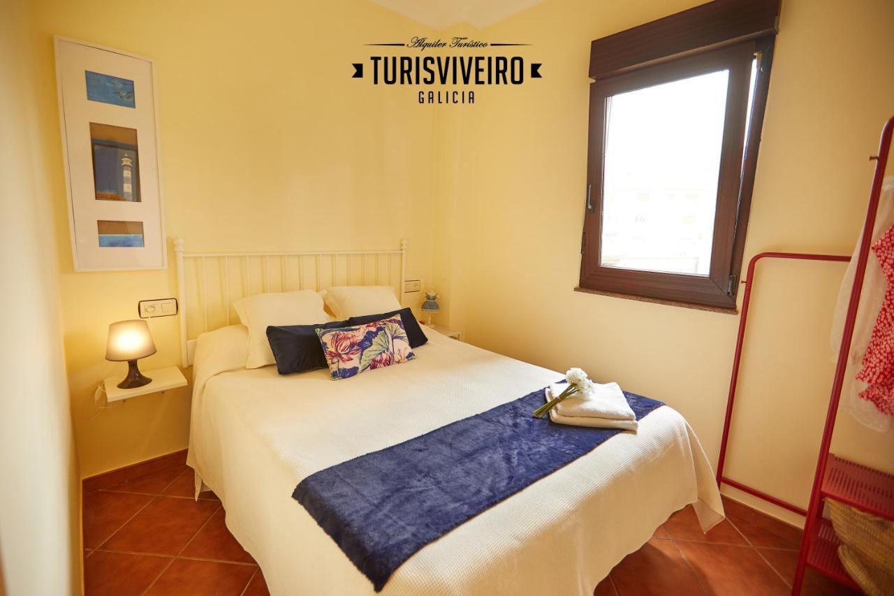 Casa En La Playa De Area Con Finca Privada Viveiro Buitenkant foto
